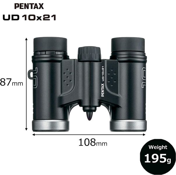 Бинокль Pentax UD 10x21 Black (61816)