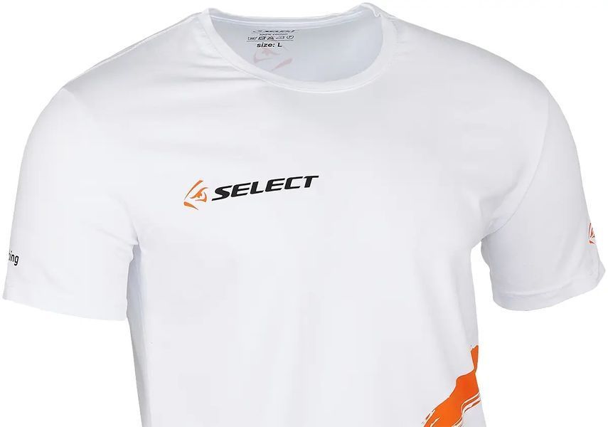 Футболка Select Fish Logo M White, 2XL