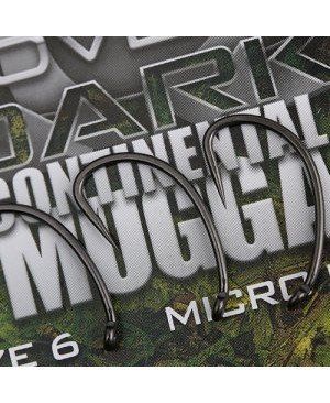 Крючок Gardner Covert Continental Dark Mugga hooks barbed #6 (20шт)