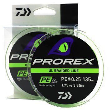 Шнур Daiwa Prorex UL Braid PE #0.25 135m 1.75kg (12996-002)