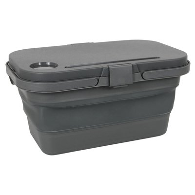 Кошик складаний Bo-Camp Foldable Box With table Top 17L Grey (6303695)