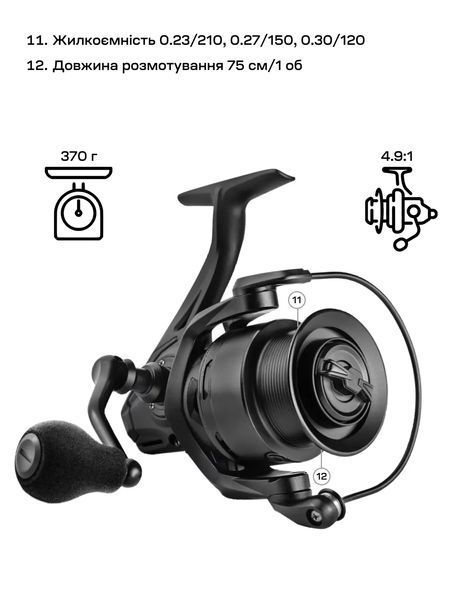 Катушка Brain Scout SE-B 4000S 8+1BB 4.9:1 Black