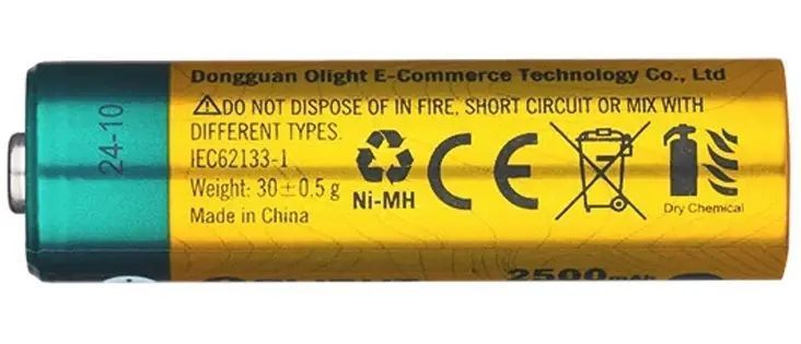 Акумуляторна батарея Olight Ostation B Pro AA for Ostation, AA 8pcs/pack, 2100mAh/pc,