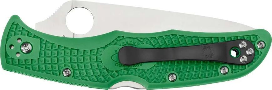 Ніж Spyderco Endura4 Flat Ground. Колір: зелений