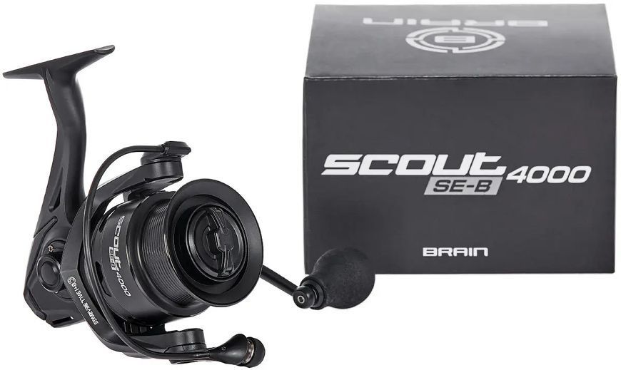 Катушка Brain Scout SE-B 4000S 8+1BB 4.9:1 Black