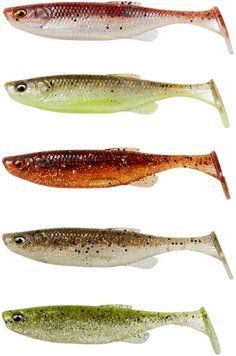 Силикон Savage Gear Fat Minnow T-Tail 105mm 11.0g Clearwater Mix (5 шт/уп)