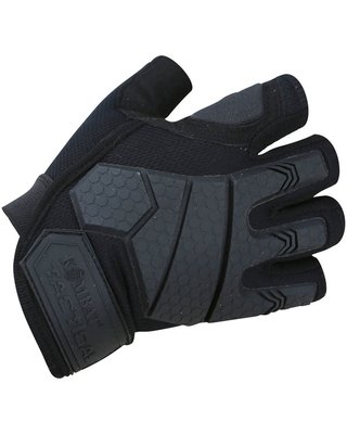 Рукавички тактичні KOMBAT UK Alpha Fingerless Tactical Gloves Чорний