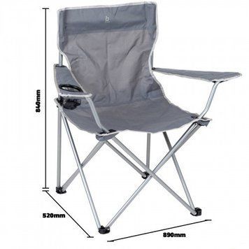 Крісло розкладне Bo-Camp Foldable Compact Grey