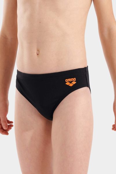 Плавки-сліпи для хлопчиків Arena BRIGHT SWIM BRIEFS чорний, помаранчевий Діт 152 см