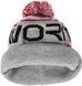 Шапка Favorite Pompon Hat 56 ц:gray black logo 16930886 фото 5