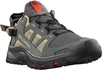 Кроссовки Salomon TECHAMPHIBIAN 5 Pewter/Moth/Fiery red, 6.5