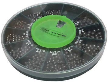 Набор грузил Maver Scatola Pallini Supercalibrati 250g №3-7/0
