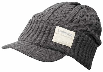 Шапка Shimano Knit Watch with Brim Regular к:charcoal