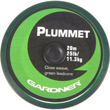 Лидкор GARDNER LEADCORE 25lb x 20m, коричневый (PLC)