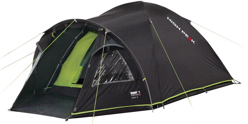 Намет тримісний High Peak Talos 3 Dark Grey/Green (11505)