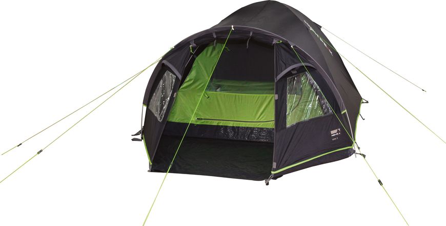 Намет тримісний High Peak Talos 3 Dark Grey/Green (11505)