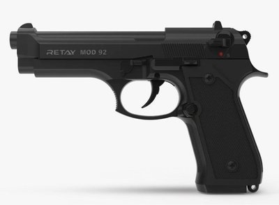 Пістолет стартовий Retay Mod.92, 9мм. ц:black