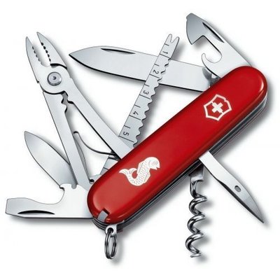 Нож Victorinox Swiss Army Angler 1.3653.72 красный, 1.3653.72