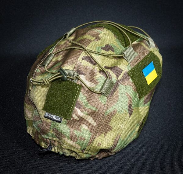 Кавер Kirasa на шлем с козырьком Ballistic Helmet KC-HM001 мультикам (KI605)