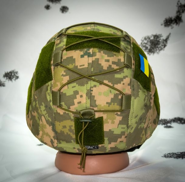 Кавер Kirasa на шлем с козырьком Ballistic Helmet KC-HM001 мультикам (KI605)