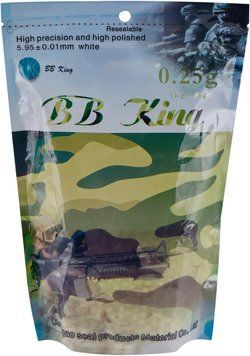 Страйкбольные шарики BB King Normal 6 мм 0,25 г 1кг/уп
