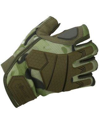 Рукавички тактичні KOMBAT UK Alpha Fingerless Tactical Gloves Мультікам