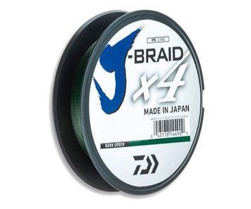 Шнур Daiwa J-Braid X4E 270м Dark Green