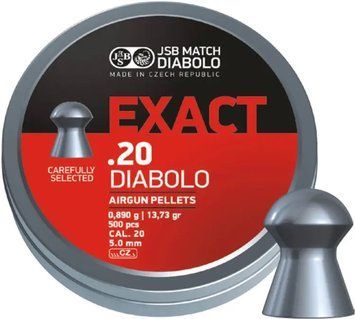 Кулі пневматичні JSB Diablo Exact 0,89 г 5,1 мм 500 шт/уп