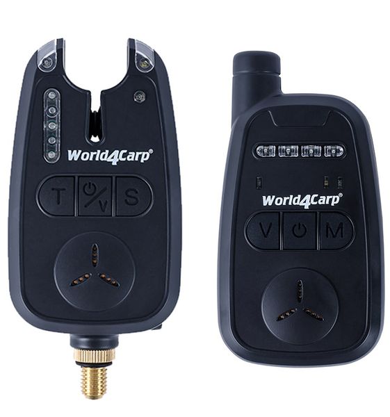 Набір сигналізаторів World4carp FA212-4 з пейджером 4+1, FA212-4