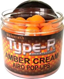 Бойли плаваючі 15mm Amber Cream Type R Pop Ups, 200ml
