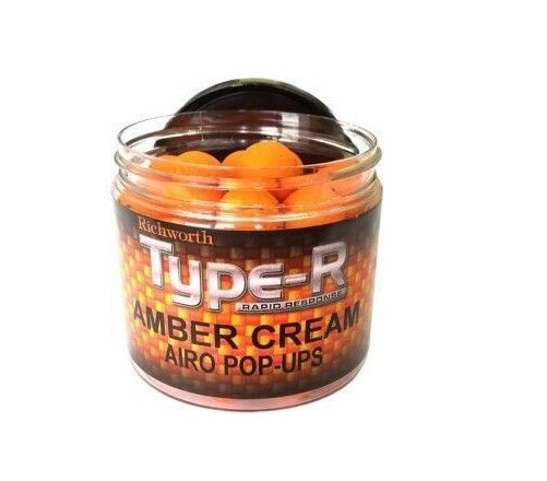 Бойли плаваючі 15mm Amber Cream Type R Pop Ups, 200ml
