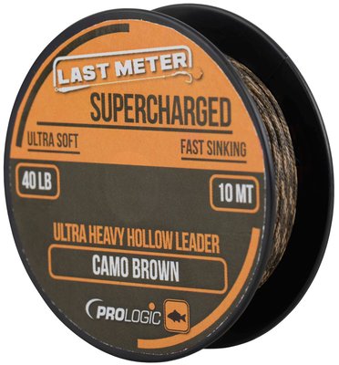 Лидкор Prologic Supercharged Hollow Leader 7м Camo Brown