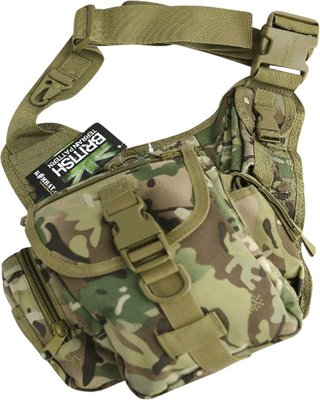 Сумка на плече KOMBAT UK Tactical Shoulder Bag 7л Мультикам