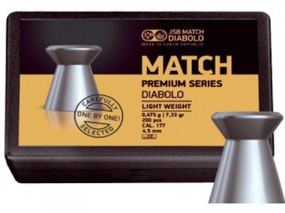 Кулі пневм JSB Match Premium HW, 4,49 мм , 0,535 г, 200 шт/уп, 14530542