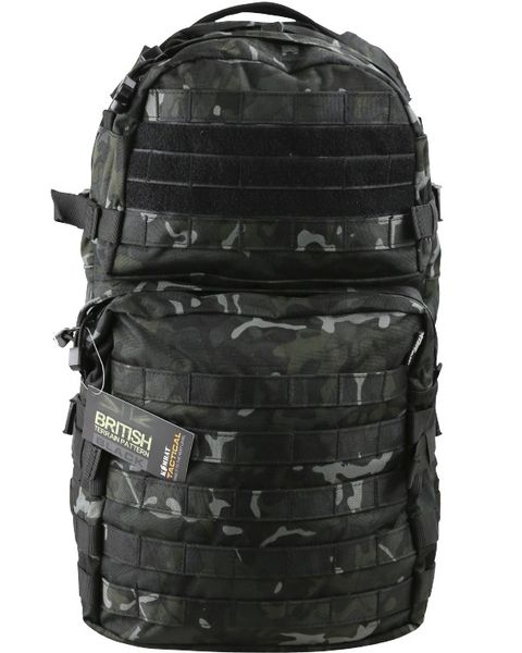 Рюкзак тактичний KOMBAT UK Medium Assault Pack мультикам 40л Чорний