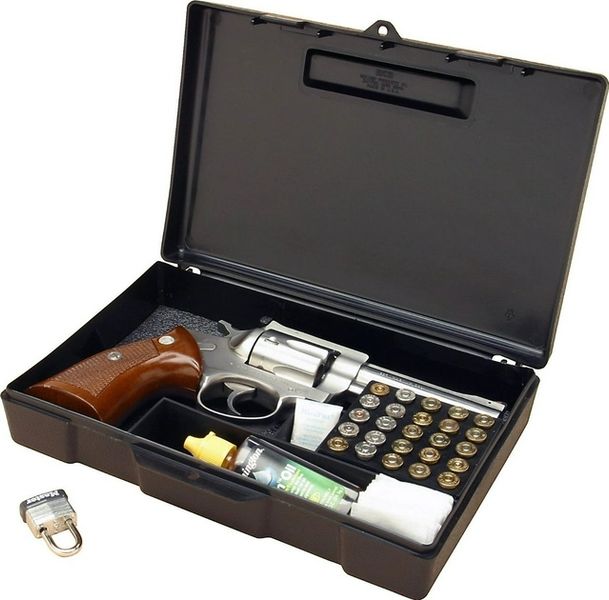 Кейс MTM пистолетный с отсеком под патроны ц:черный