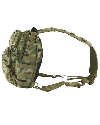Рюкзак тактический однолямочный KOMBAT UK Mini Molle Recon Shoulder Bag 10л Мультикам