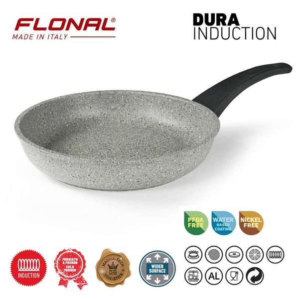Сковорода Flonal Dura Induction 24 см (DUIPD2430), Світло-сірий