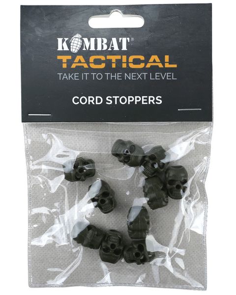 Стопери для шнурка KOMBAT UK Skull Cord Stoppers