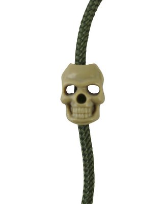 Стоперы для шнурка 10шт KOMBAT UK Skull Cord Stoppers 10шт Койот